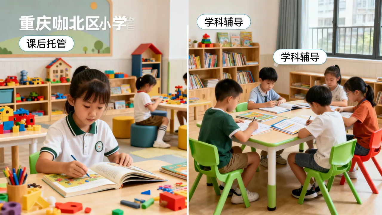 重庆渝北区小学课后托管机构,和学科辅导有什么区别 重庆渝北区小学课后托管机构,和学科辅导有什么区别