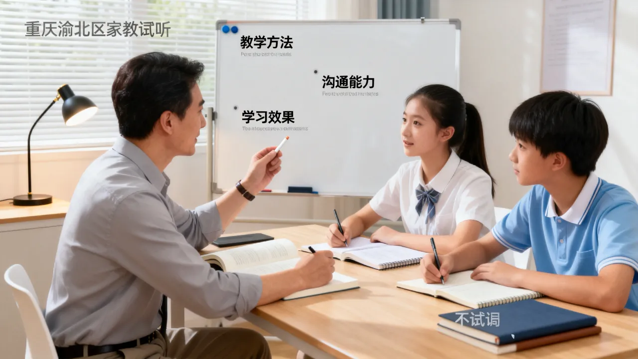 重庆渝北区家教试听结束，从哪些维度综合判断？