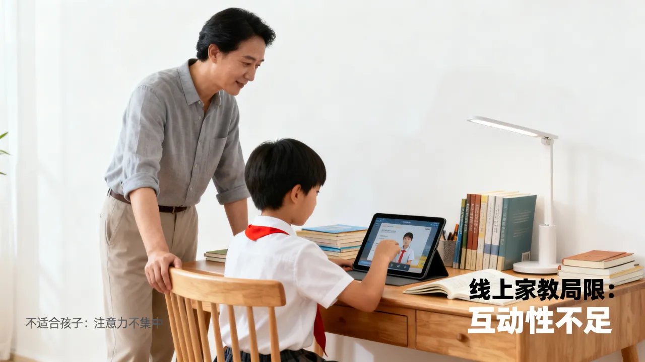 重庆渝北区线上家教有哪些局限，哪些孩子不适合？
