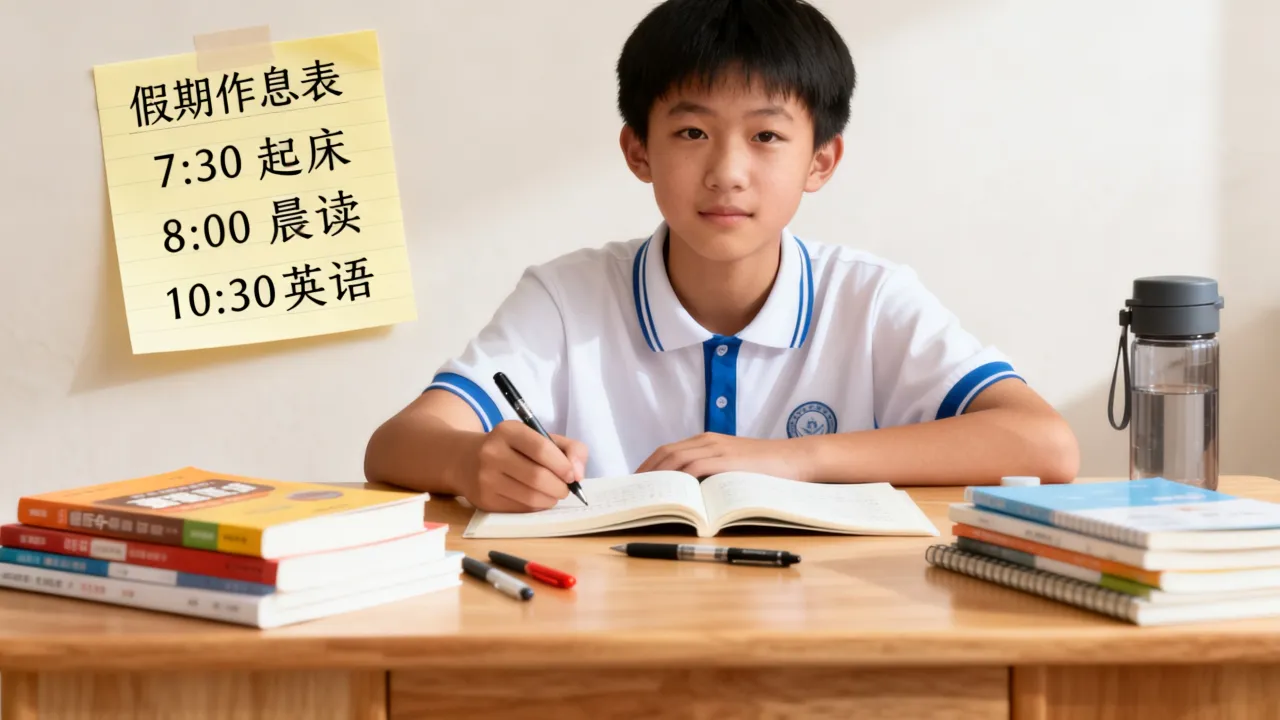 重庆初中生适配校内节奏，寒暑假学习规划参考