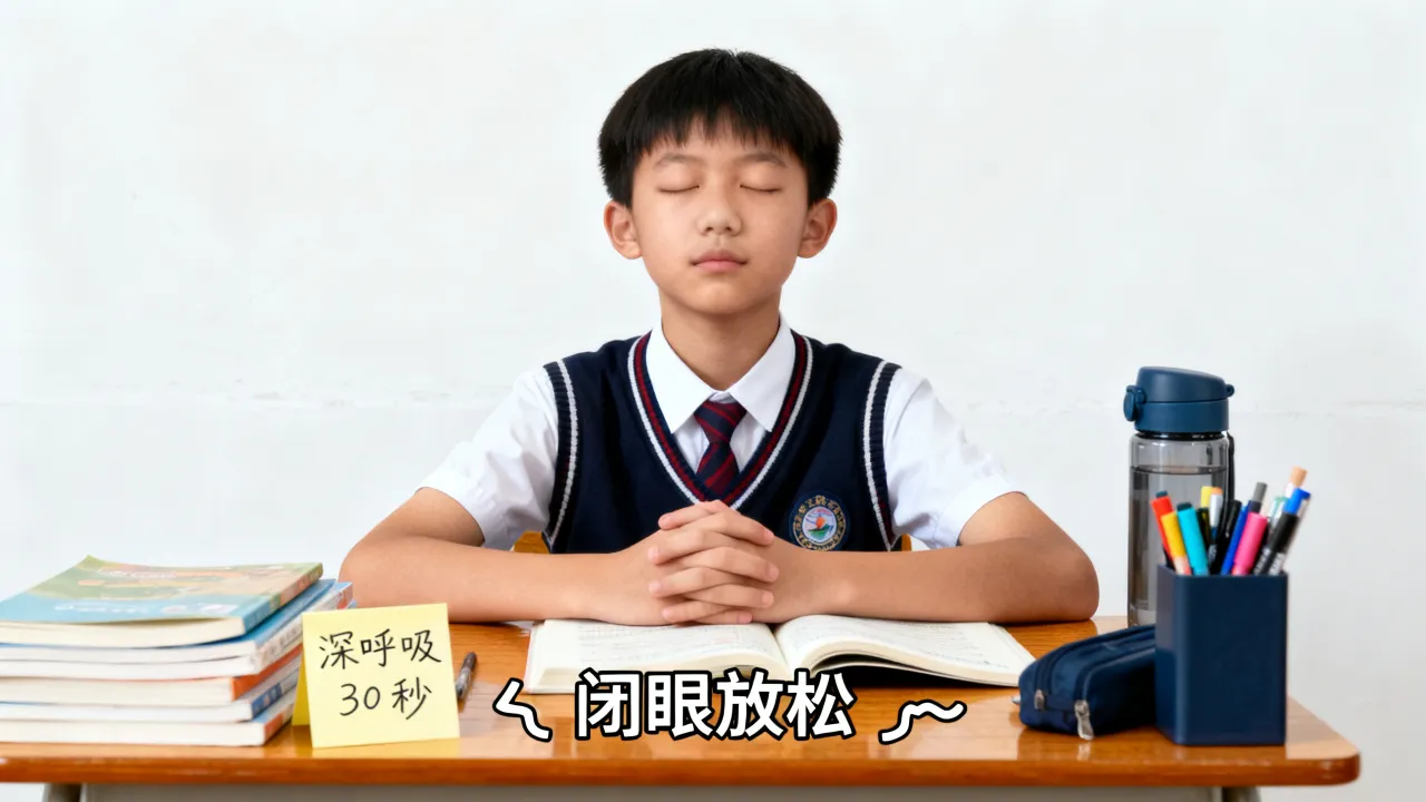 初中生考前心态调节，缓解考试紧张情绪小方法