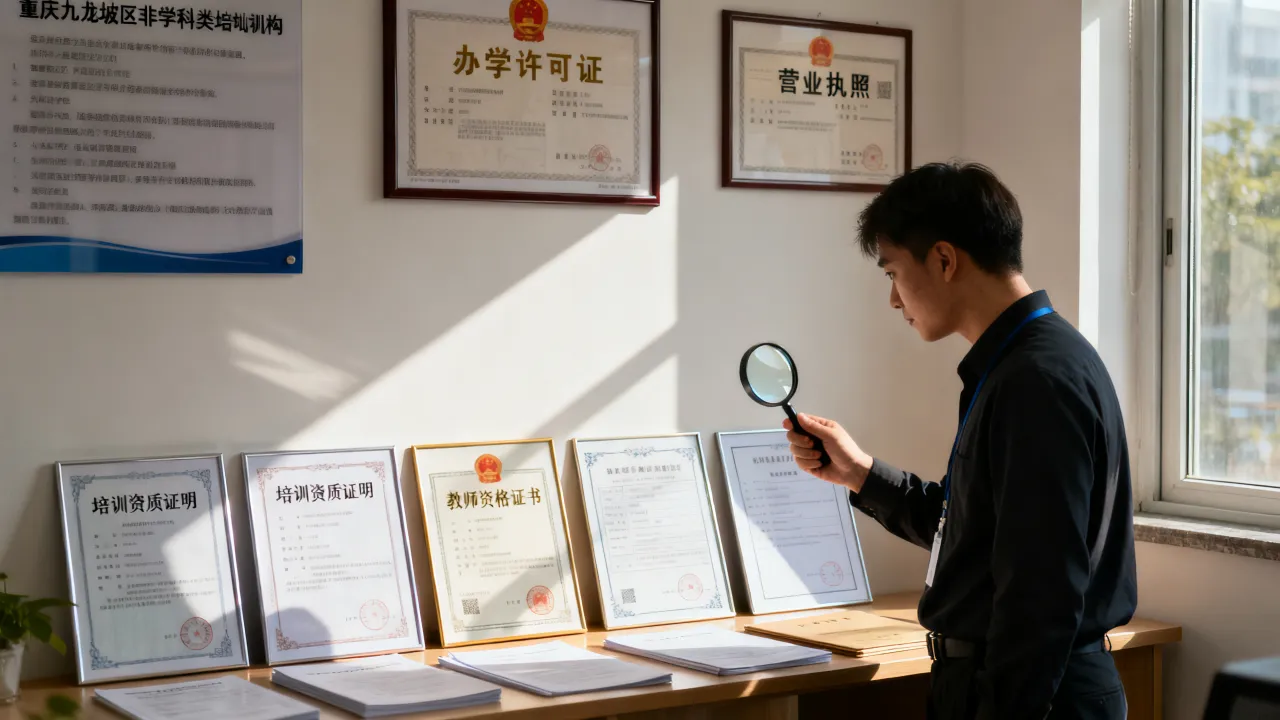重庆九龙坡区非学科类培训机构，资质查验同样不能忽视