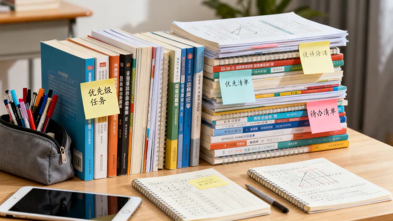 初中生作业堆积，如何区分任务优先级合理规划
