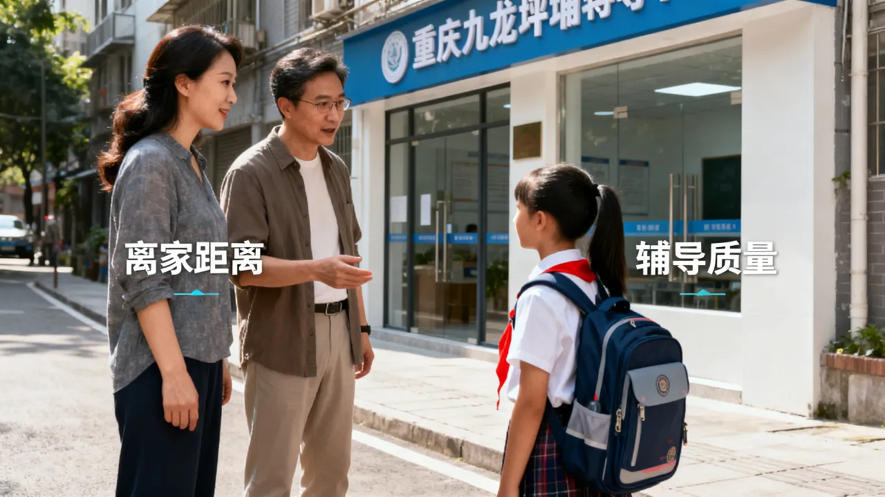 重庆九龙坡区离家远近，挑选辅导机构需要权衡吗？