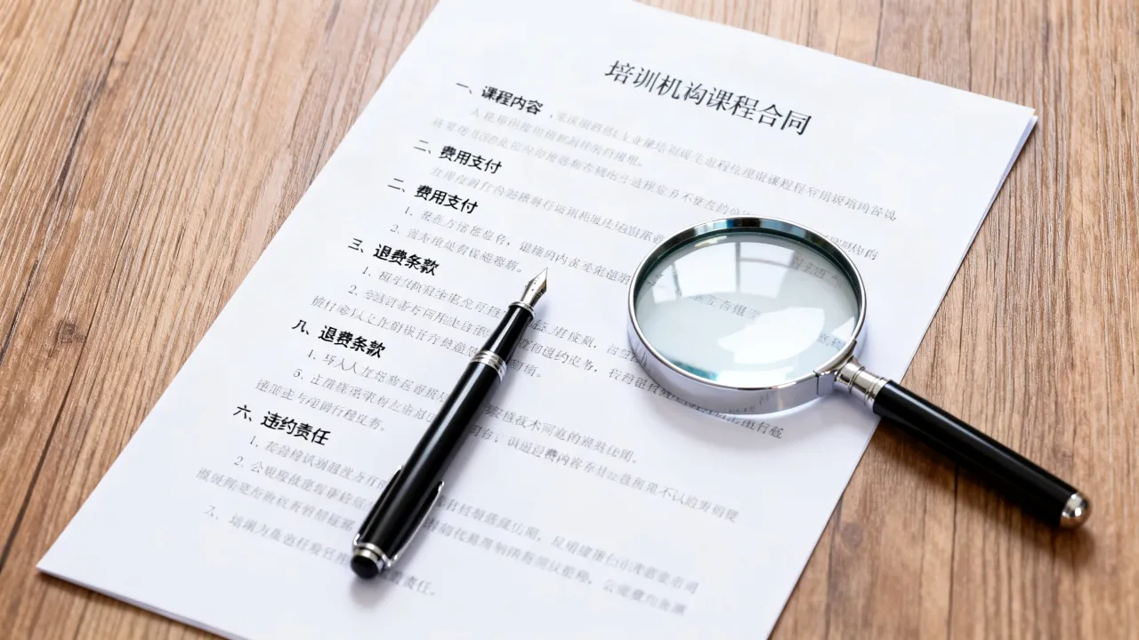 重庆九龙坡区培训机构课程合同,重点审阅哪些条款? 重庆九龙坡区培训机构课程合同,重点审阅哪些条款?