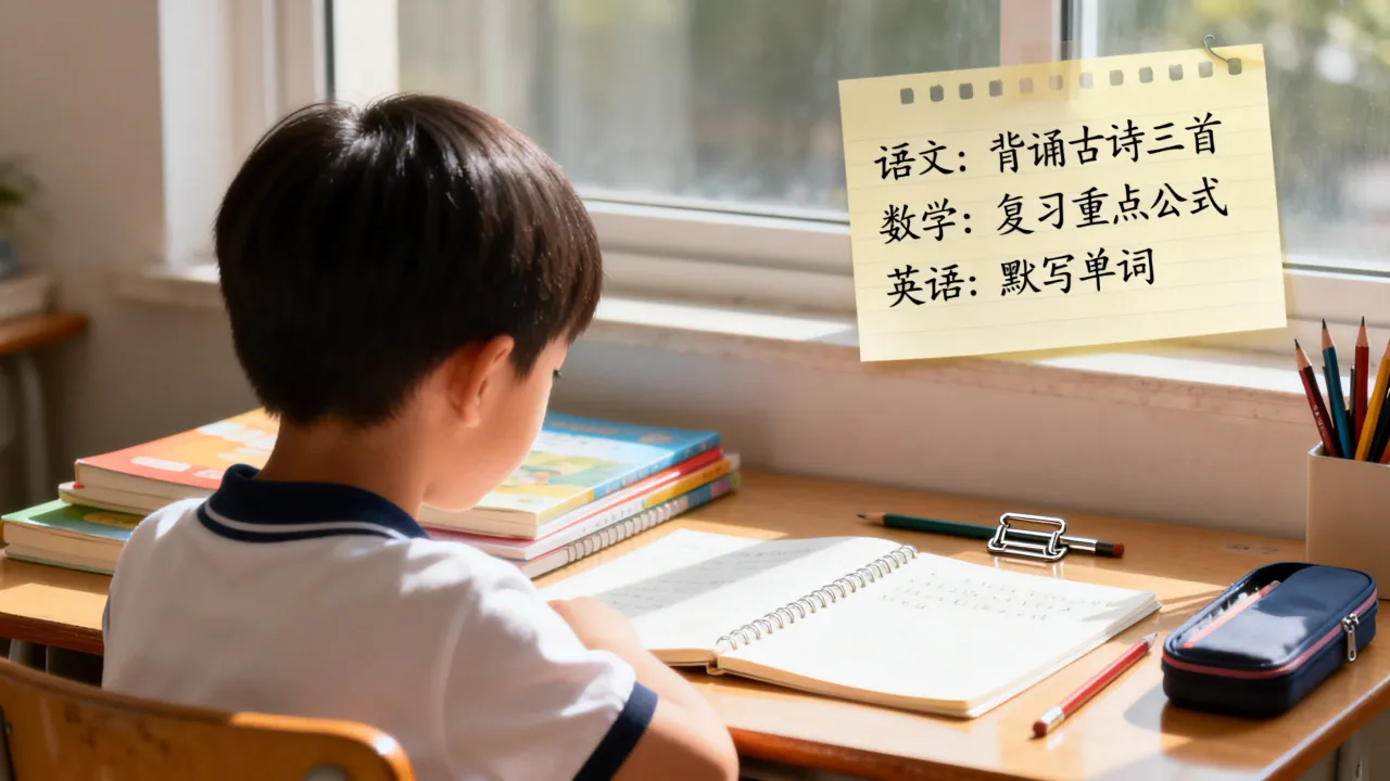 小学生考前复习规划，拒绝临时突击盲目刷题