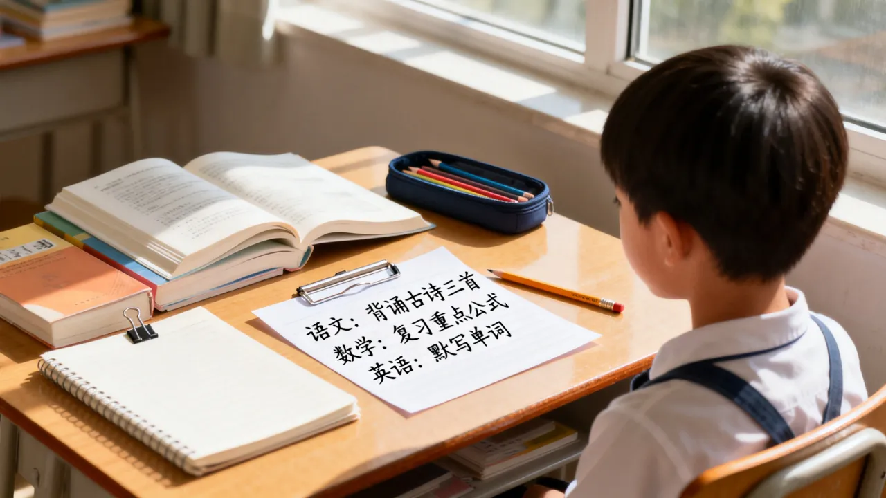 小学生考前复习规划，拒绝临时突击盲目刷题