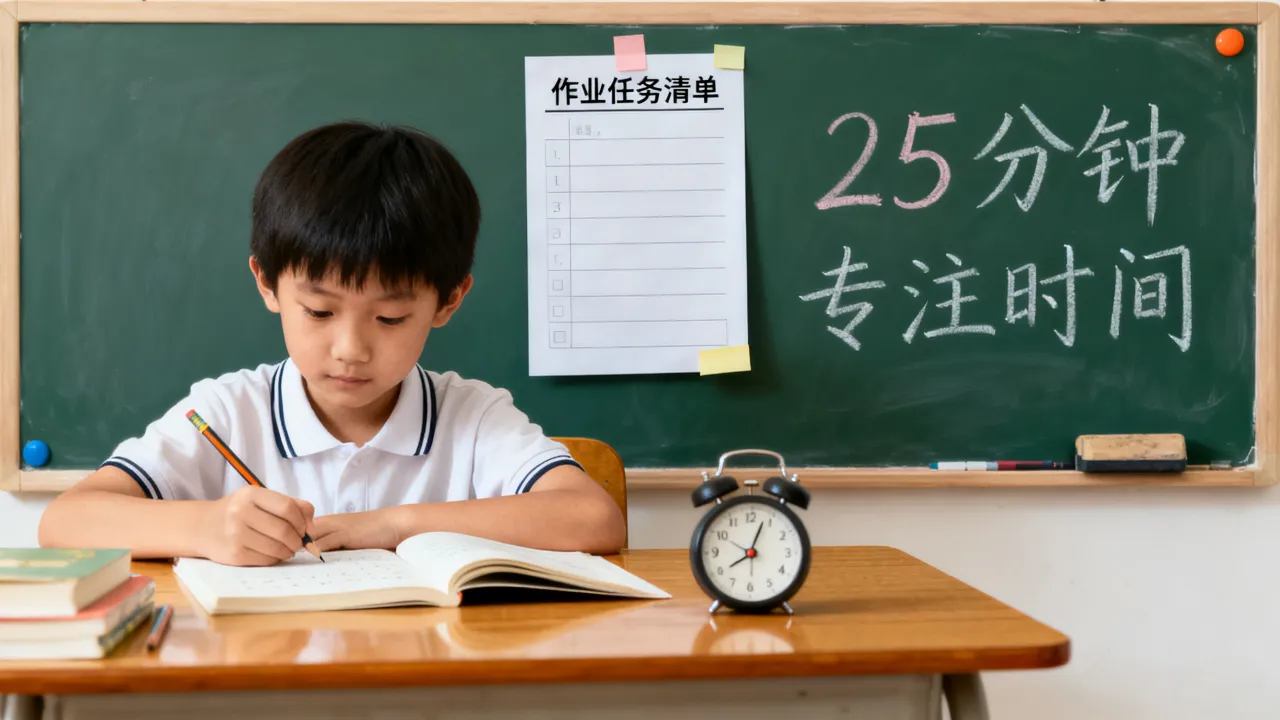 小学生写作业拖沓，可行的时间管理方案参考