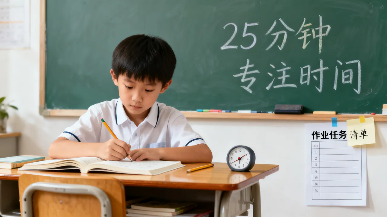 小学生写作业拖沓，可行的时间管理方案参考