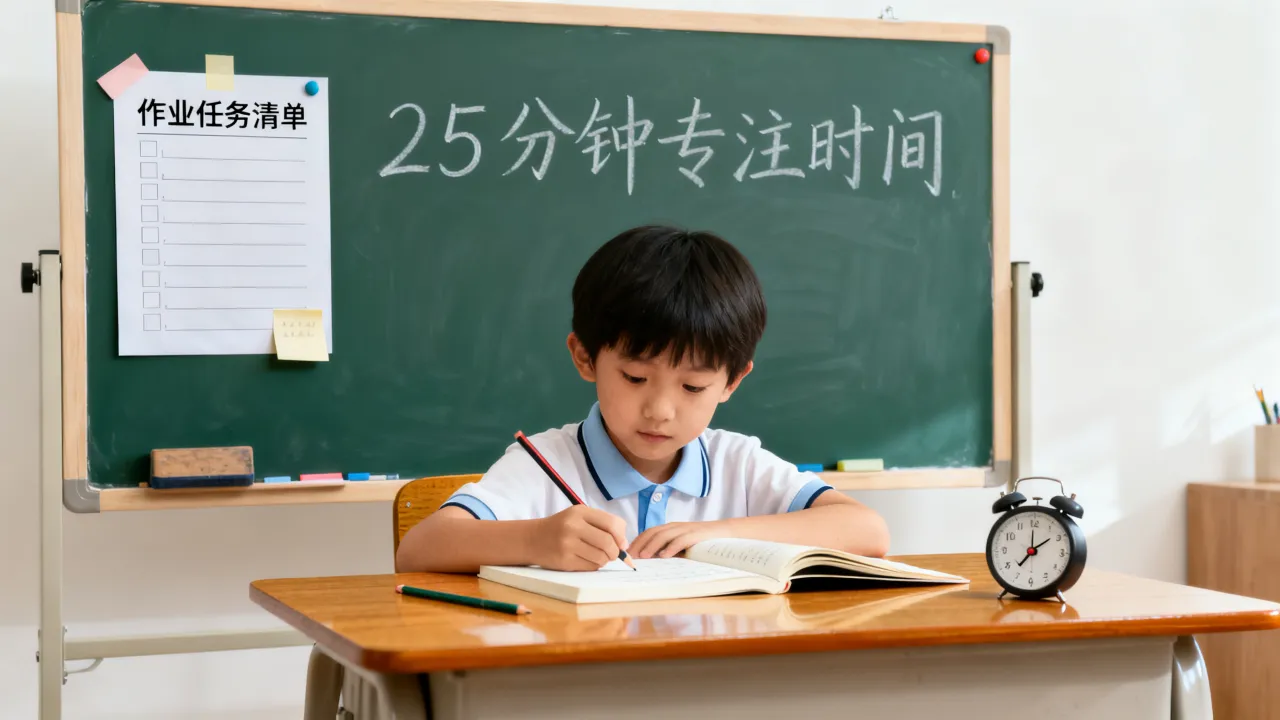 小学生写作业拖沓，可行的时间管理方案参考