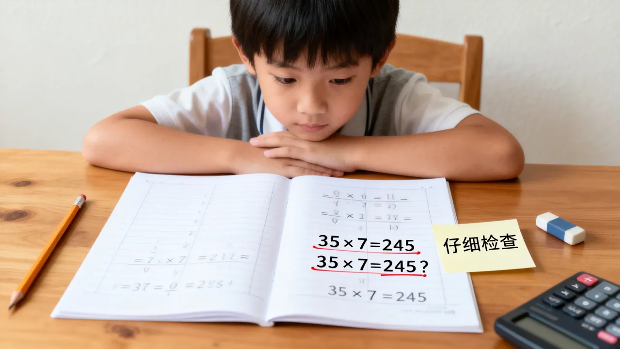 小学数学计算易错问题，从习惯层面如何改善？