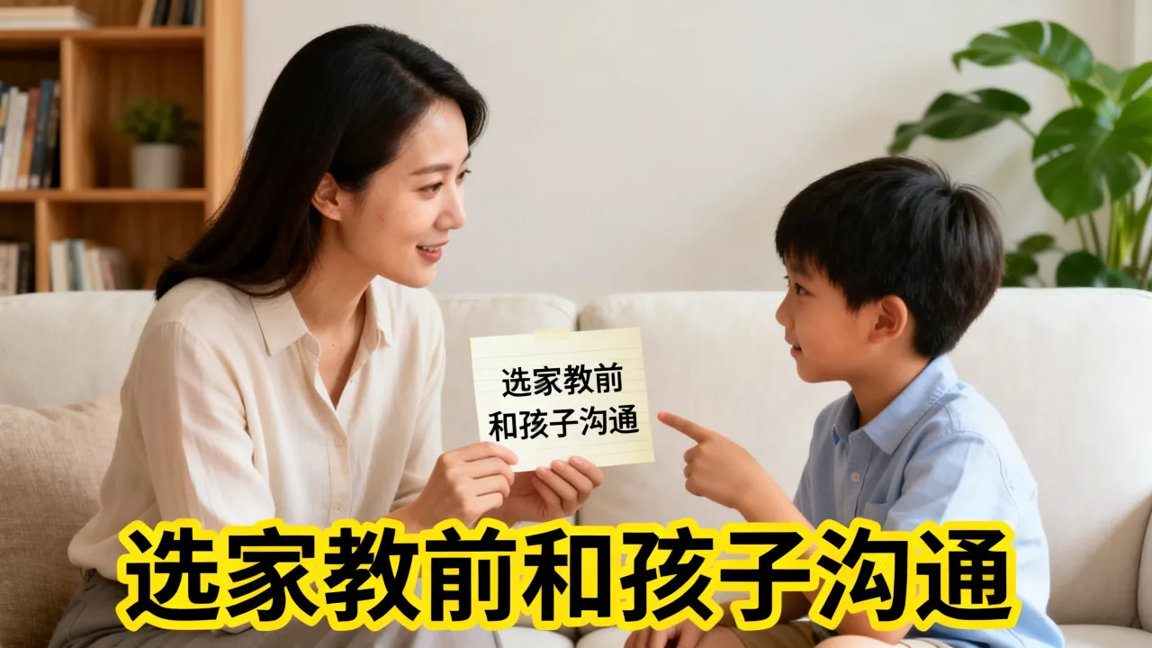 选家教之前和孩子做好沟通 选家教之前和孩子做好沟通