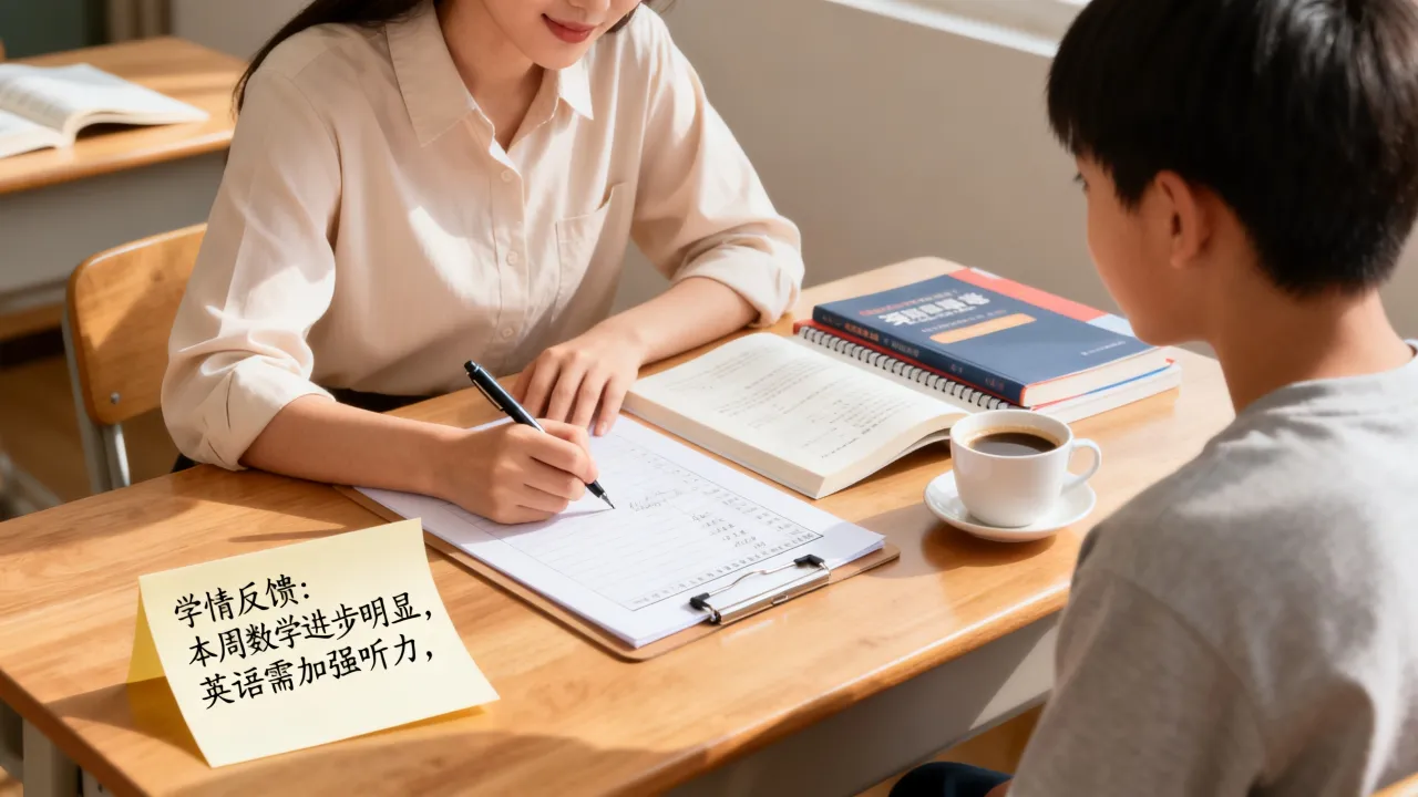 靠谱家教，懂得定期反馈学情