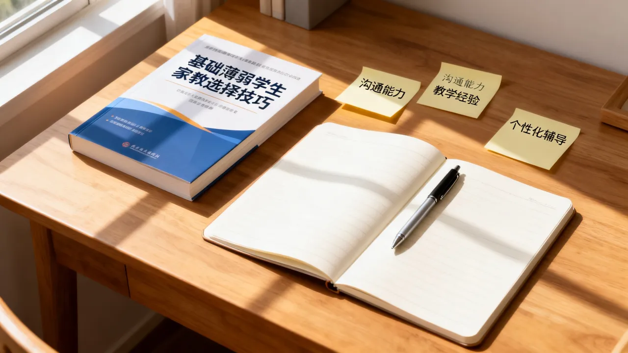 基础薄弱学生家教选择技巧