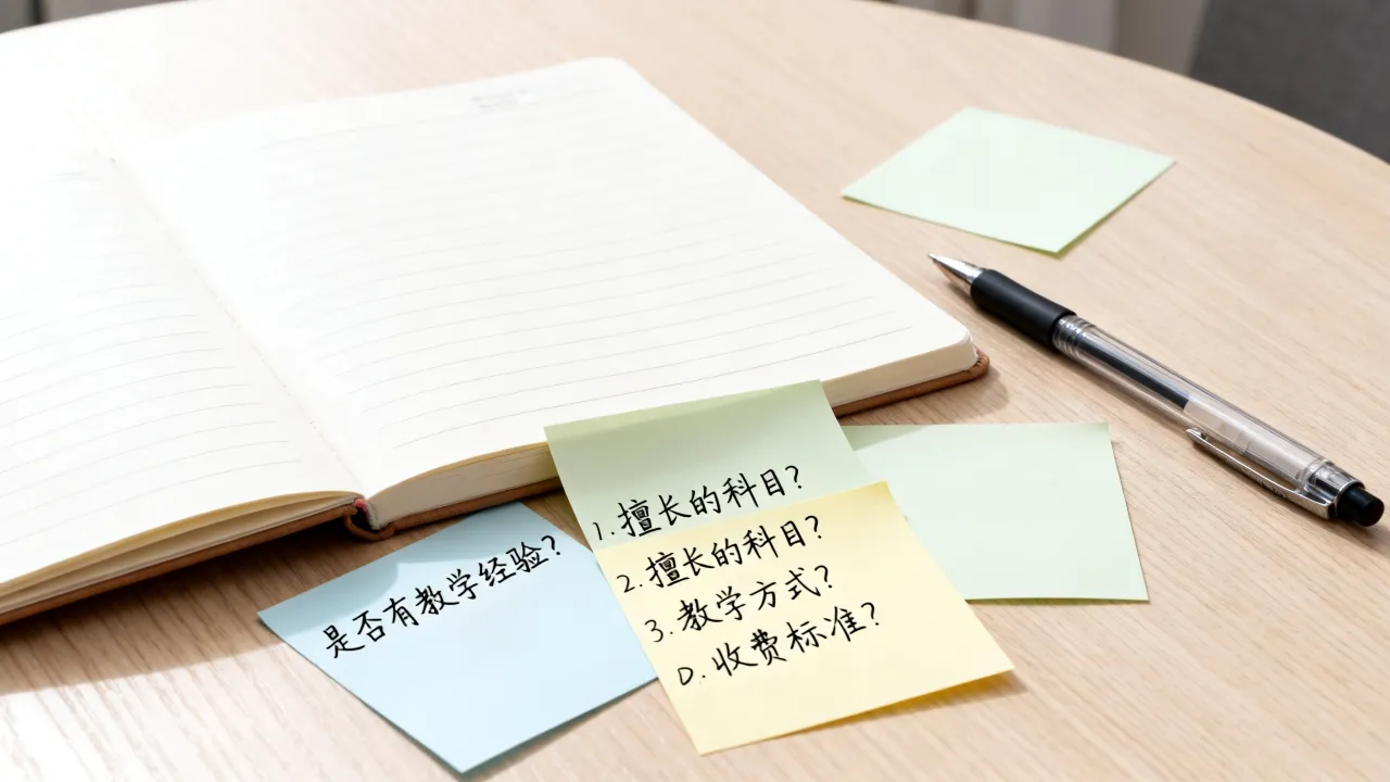 挑选家教时一定要问清的问题