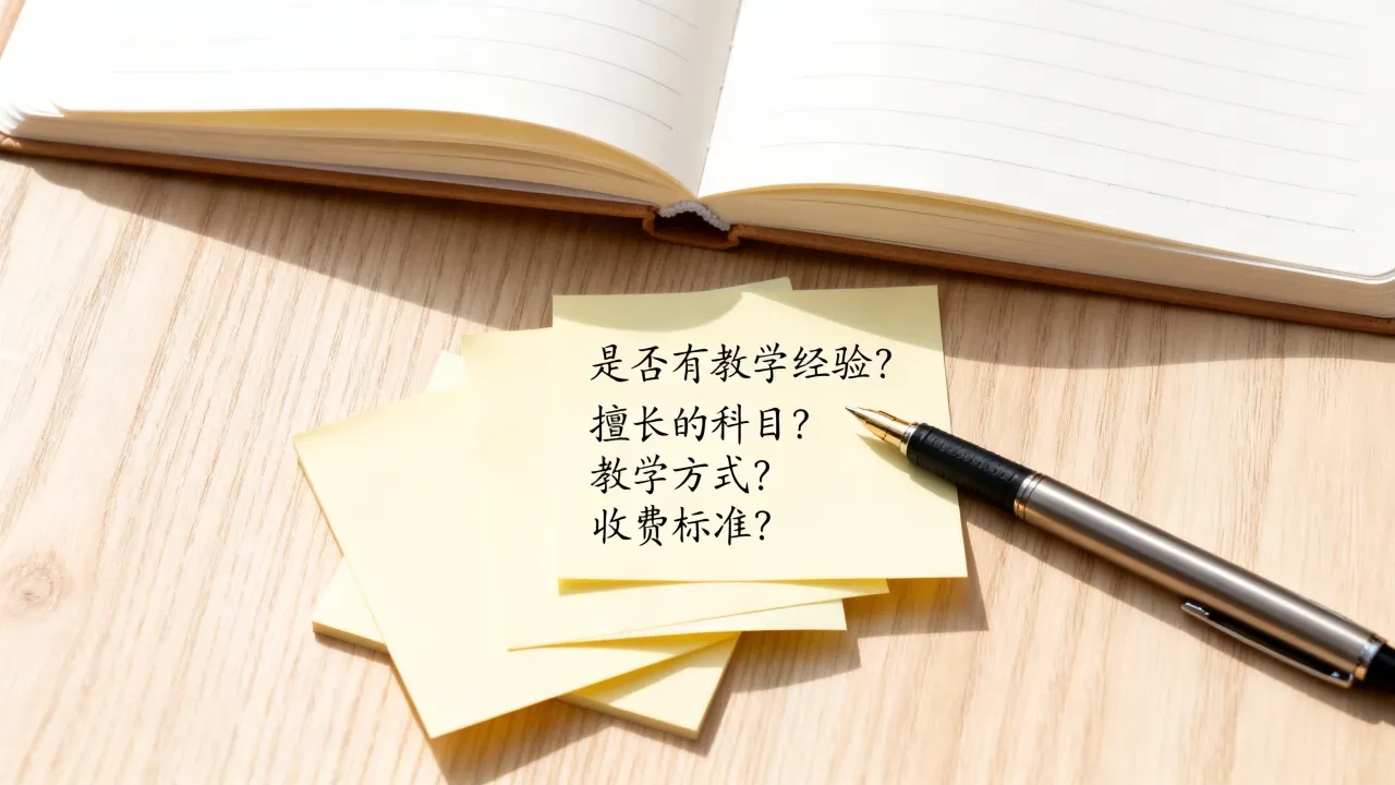 挑选家教时一定要问清的问题